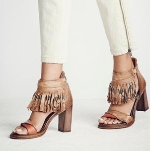 A.S. 98 Free People Cape Fringe Leather Heel